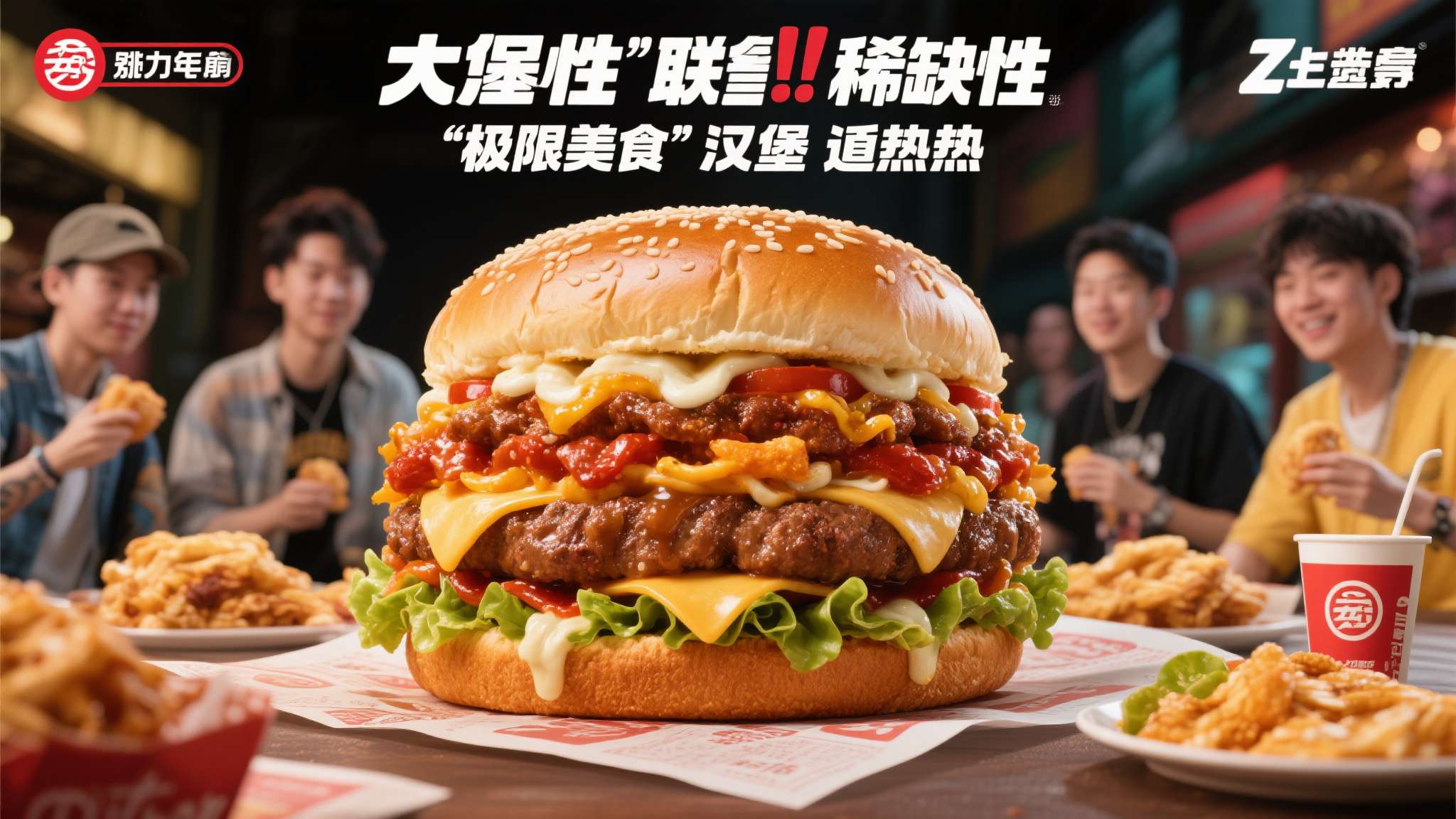 日本相扑联名硬核美食 超高热量\"婴儿身材\"巨堡回归分析 从市场角度来看,这款联名巨堡的回归并非偶然。近年来,"极限美食"赛道持续升温,消
